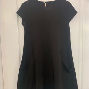 Fit & flare black dress